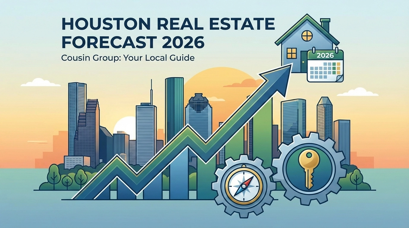 Houston Real Estate Forecast 2026 infographic
